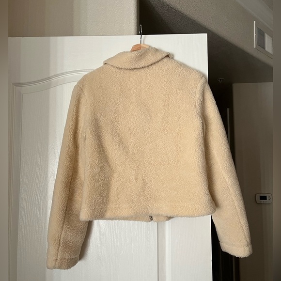 Barney's Originals Coat in Teddy Faux Fur - Picture 6 of 6